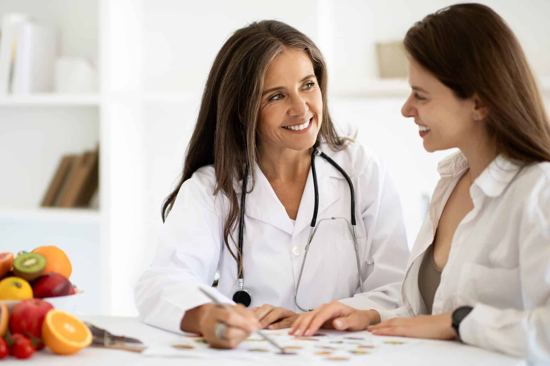 Sebring doctor with patient